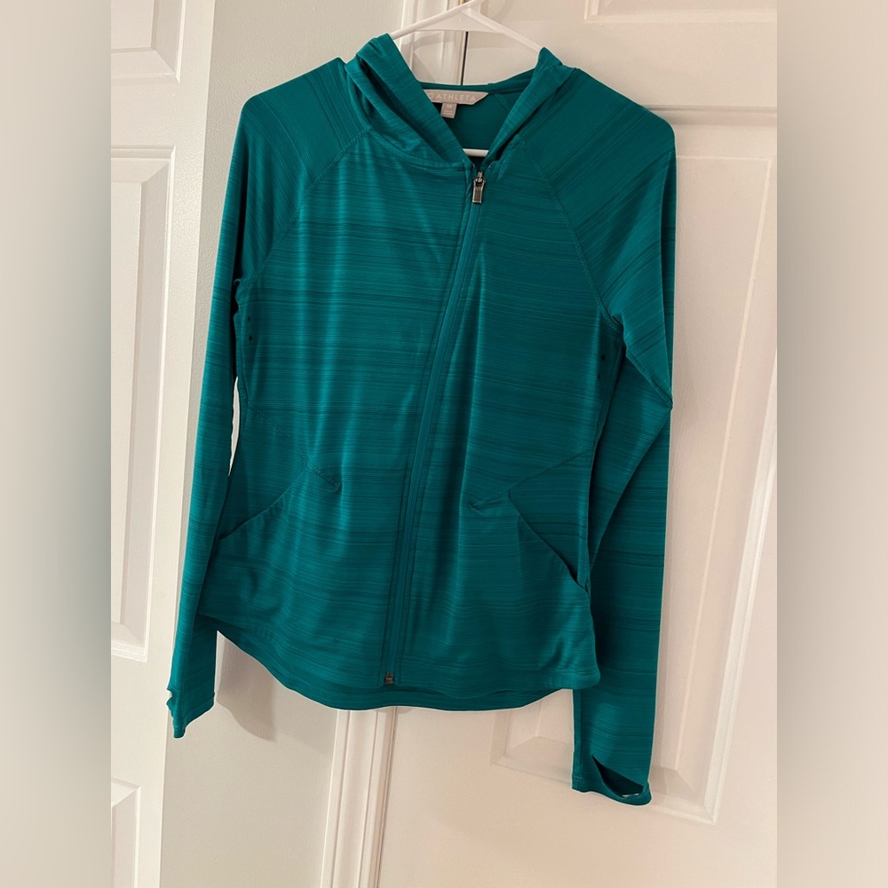Long sleeve hooded zip up from Athleta - Picture 3 of 4
